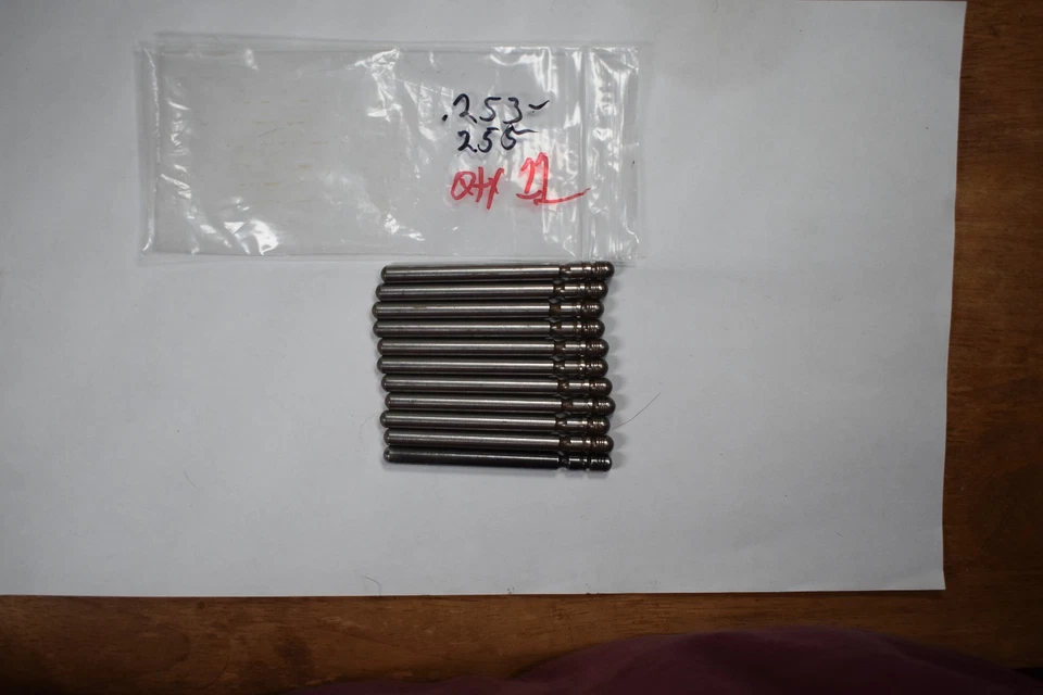 Uberti Cattleman/Jager Dakota SAA pinos base cilindro .253-.255 OD lote usado de 11 - Imagem 4 de 4