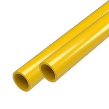 Formufit 1/2 in. x 5 ft. Furniture Grade Schedule 40 PVC Pipe in Yellow 2-Pack 