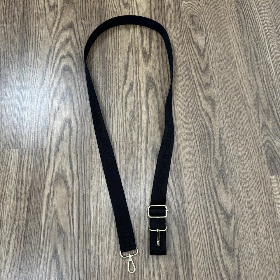 Bolso de Mano Juicy Couture Accesorio Correa Negro Con Herrajes Tono Dorado Ajustable Foto 2 de 4