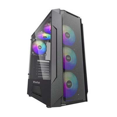 DARKFLASH LEO COMPUTERGEHÄUSE FÜR PC ATX MIT KÜHLUNG UND HINTERGRUNDBELEUCHTUNG