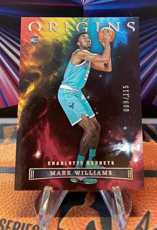2022-23 Panini Origins Mark Williams #59 Maroon /115 RC Rookie Charlotte Hornets