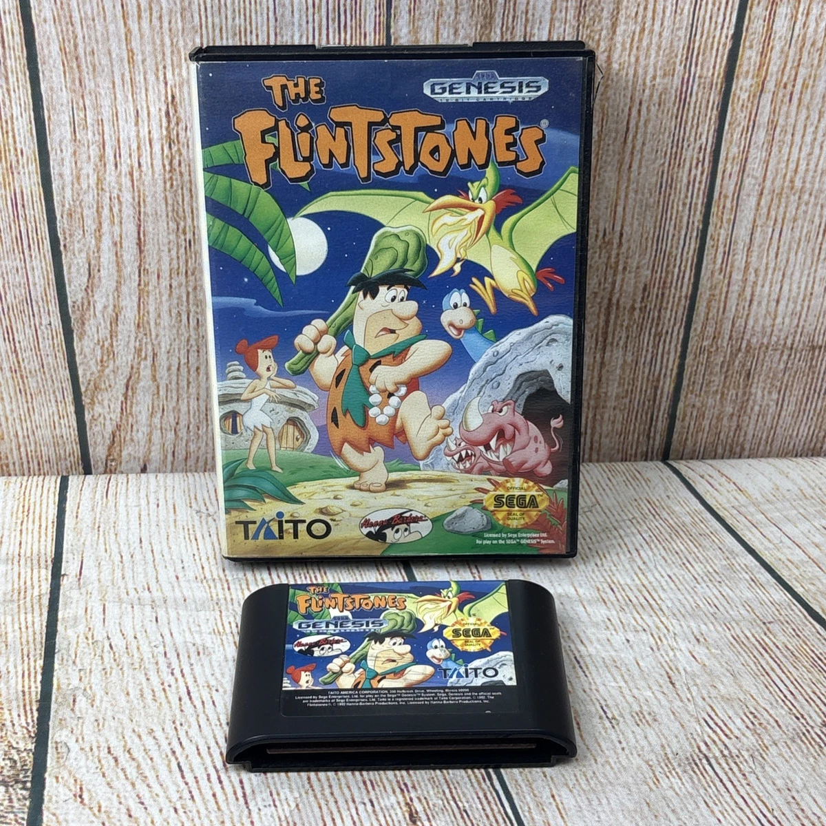 Cartucho de MegaDrive Novo The Flintstones | Shopee Brasil