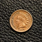 (ITM-7652) 1864 Bronze Indian Cent ~ Fine+ (F+ / FN+) Cndtn ~ COMBINED SHIPPING!