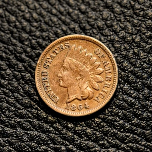 (ITM-7652) 1864 Bronze Indian Cent ~ Fine+ (F+ / FN+) Cndtn ~ COMBINED SHIPPING!