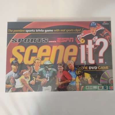 Scene It Sports Edition Powered By ESPN (DVD / HD Video Game) Factory Sealed NEW