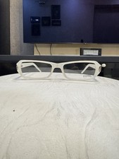 GF Ferre GF25206 White Eyeglasses Frames Y2K Vintage ULTRA LIGHTWEIGHT TR Frame
