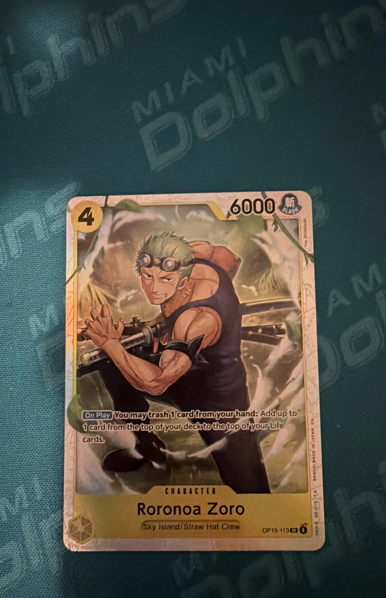 Roronoa Zoro OP15-113 Adventure on Kami's Island for sale | eBay