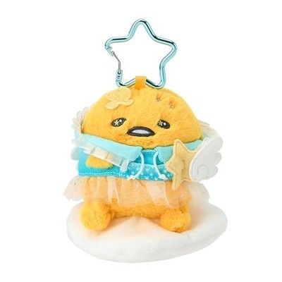 Sanrio Gudetama Plüsch Karabiner Maskottchen Schlüsselanhänger Kirakira...
