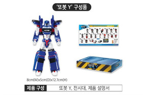 [K-Toy] Tobot Y Hyundai Avante Transforming Robot Young Toys Korea Animation