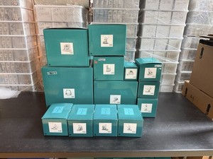 WDCC Snow White & Seven Dwarfs Jewel Mine + Cottage Scene 13 Pc w/ Boxes COAs