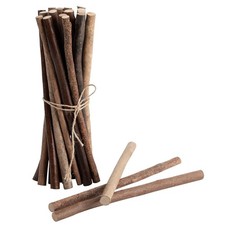 10 PCS 9.84 in Natural Wood Log Sticks Rustic Craft Twigs for DIY Christmas