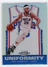 Ben Simmons 2019-20 Contenders Optic Uniformity Silver Prizm