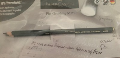 50 Pitt Graphite Matt Bleistifte 2B