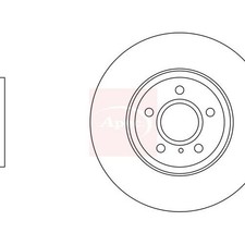 For INFINITI QX50 I 2013 on BRAKE DISC (FRONT) (SINGLE) DSK2901