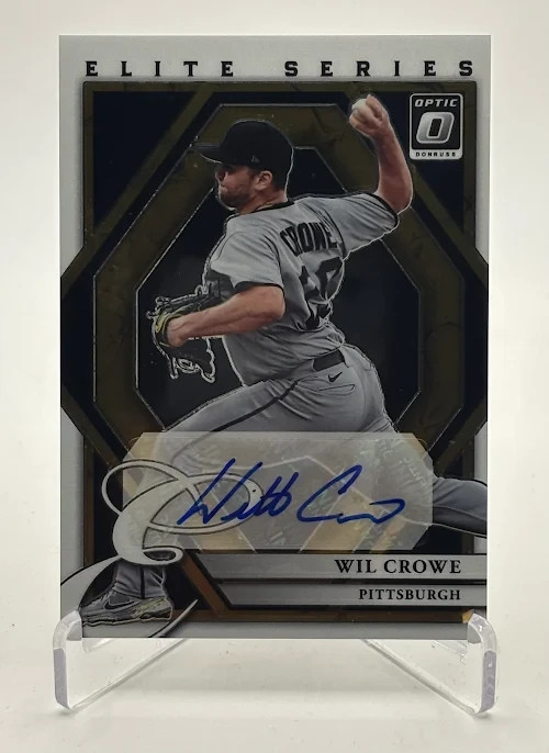 Wil Crowe 2022 Donruss Optic Rookie RC Auto ( Pirates )