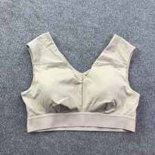 Tommie Copper Sports Bra Womens Medium Beige Shoulder Support Copper Znergy