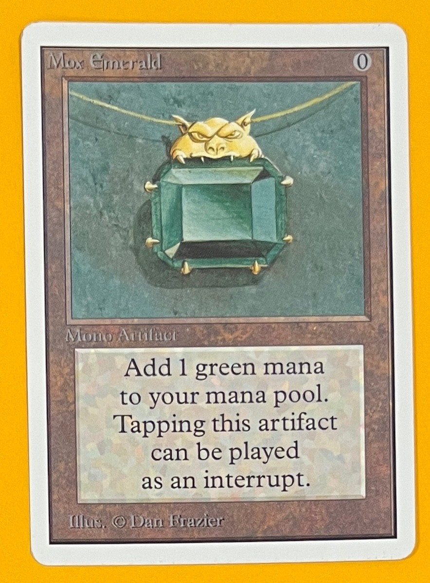 MTG MOX EMERALD Unlimited (OldManMTG 012-390)