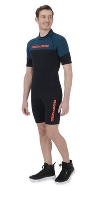 Men's Sea-Doo Escape 3mm Neoprene Shorty Wetsuit Navy/Marine, Size M