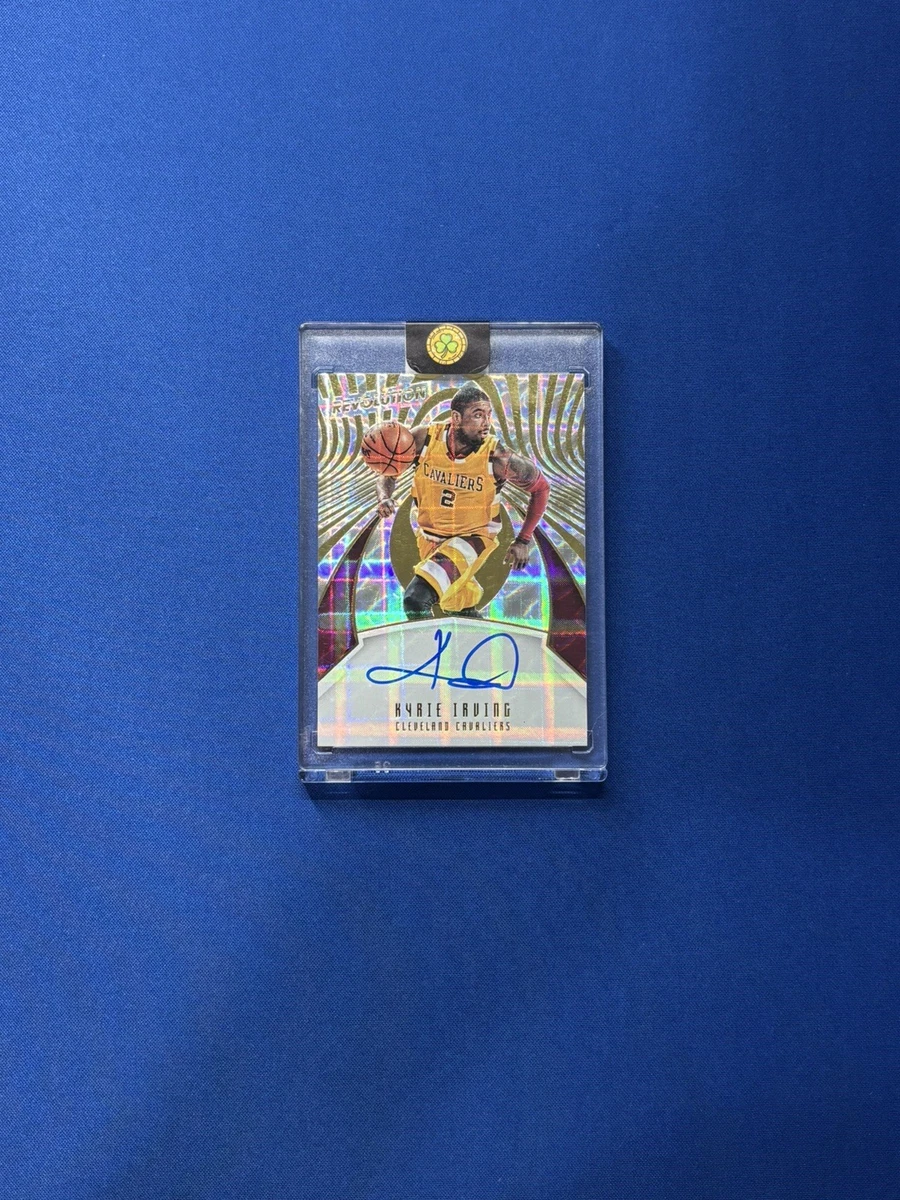 2013 KYRIE IRVING SELECT SIGNATURES GREEN PRIZM 3/5 - Mint 9 