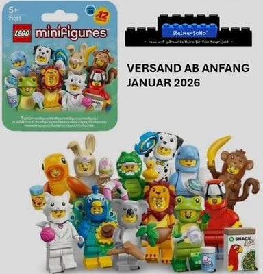 Lego ® Juego de minifiguras - 12 Fig. - 71051 - Disfraces de animales Serie 28 - PEDIDO ANTICIPADO