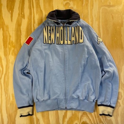 Vintage Kappa New Holland Jacket Y2K Sports Casual Full Zip Light Blue 