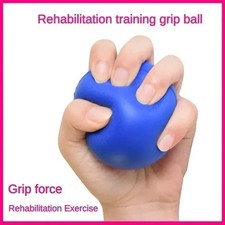 Massage Therapy Grip Ball Hand Finger Strength Exercise Stress Relief(Blue)