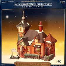 Santa's Workbench 607-1625 Classic Series The Padded Paw Veterinary Building