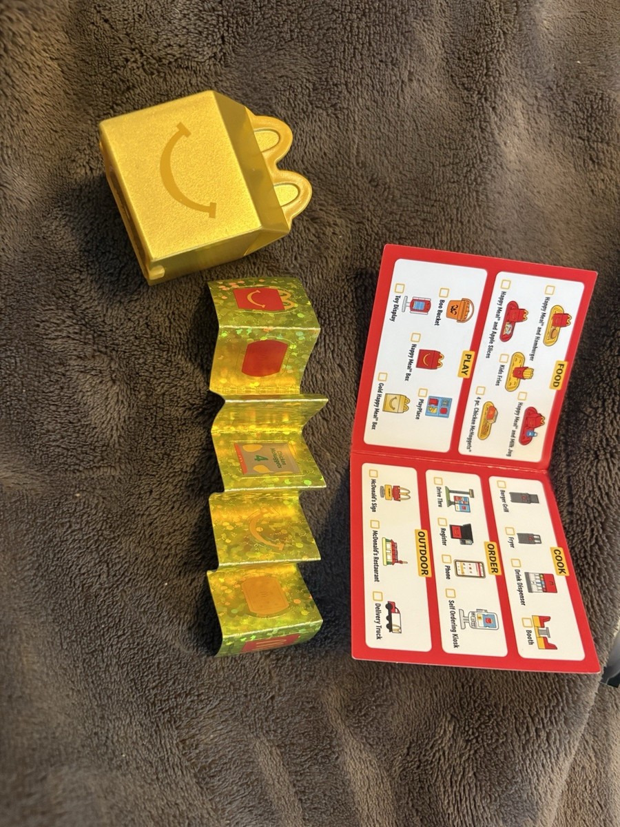 2025 McDonald's Happy Meal Toy - Gold Happy Meal Box #21 | eBay
