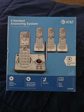 AT&T 4 Handset Cordless Phone Answering System EL52429 Extra Large Display NEW