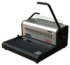 pavo Plastikbindegerät HD comb binder silber / schwarz DIN A5 - A4