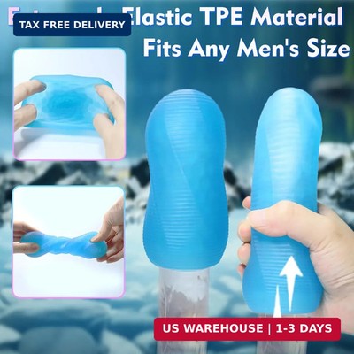 Male Toys - Spinning Textured Stroker Pocket for Ultra-Soft Stretchy Toy with S
