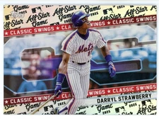 2025 Topps All Star Game Platinum 1/1 Darryl Strawberry Classic Swings Mets CS-6