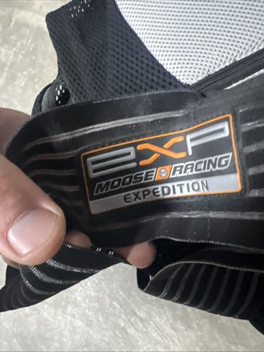 Moose Racing Expedition Motorcycle Jacket Shirt Sas-tec Kids XL Grey Black READ - Picture 8 of 11