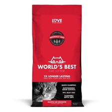 WORLD'S BEST CAT LITTER Multiple Cat Unscented - 8-Pounds - Natural Ingredients