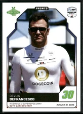 2025 Parkside Indycar Pronto #134 Devlin Defrancesco /320