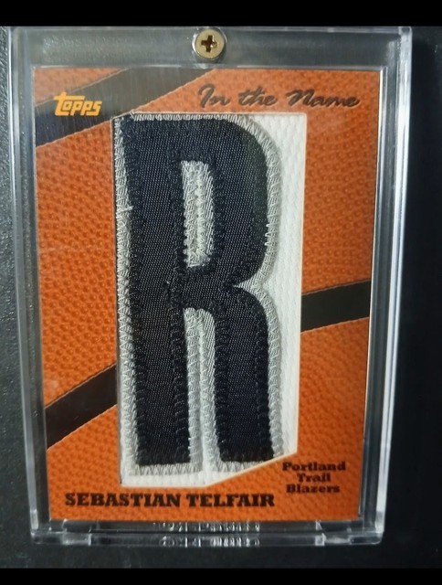 2005-06 Topps Big Game In The Name SEBASTIAN TELFAIR Letter Patch 1/1 🔥