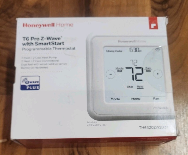 NEW Honeywell Home T6 Pro Series Z-Wave Plus Smart Programmable Thermostat NEW