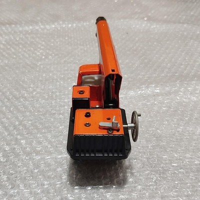 Vintage Japanese Tin Toy Truck Crane Truck Tonka 680 P H Showa Era