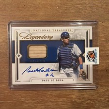 2024 National Treasures Paul Lo Duca Legendary Lumber Sigs Auto 20/49