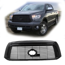 Fit For Toyota Tundra 2010-2013 Front Bumper Upper Grille Assembly Gloss Black