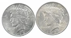 1922 & 1924 & Peace Silver Dollar $1 Bullion Collection Lot *908