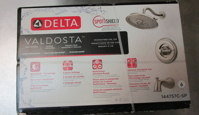 #ad #ad Delta Valdosta Tub And Shower Spotshield Brushed Nickel $159.95