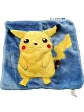 Pokémon Pikachu Plush Pillow Toyworld 1999 Blue and Yellow Cushion