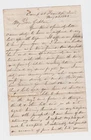 CIVIL WAR SURGEON LETTER - 113th Ohio Infantry - Good Content FRANKLIN, Tenn