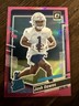 2023 Panini Donruss - Rated Rookie Josh Downs #345 Optic Preview Pink Prizm (RC)