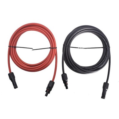 Wflnhb 15Ft 10Awg Red 10 Gauge Solar Panel Extension Cable Wire Female And Male