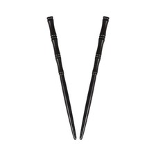 Carved Wooden Hair Sticks Set, Traditional Hair Chopsticks, 7 inches, 2 Pack