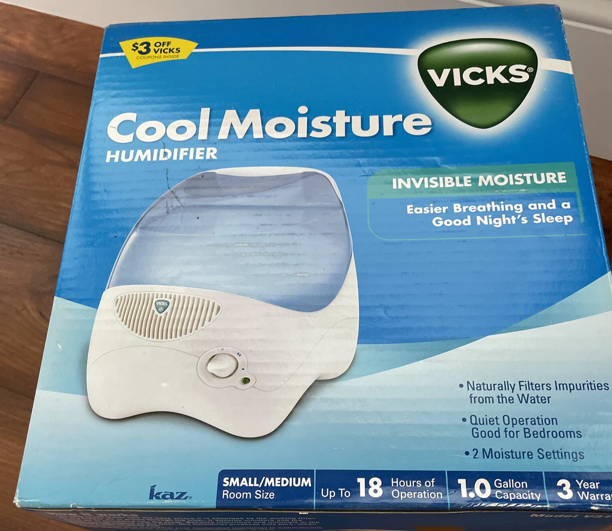Vicks Humidifier V3100 Manual