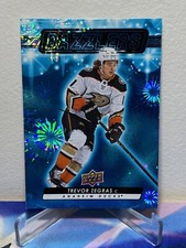 2023-24 Upper Deck Series 1 Hockey TREVOR ZEGRAS #DZ-7 DAZZLERS BLUE