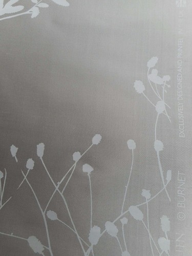 Harlequin Curtain Fabric 'Burnet' 3.3 METRES (330cm) Oyster/Chalk - 100% Silk - Picture 5 of 6
